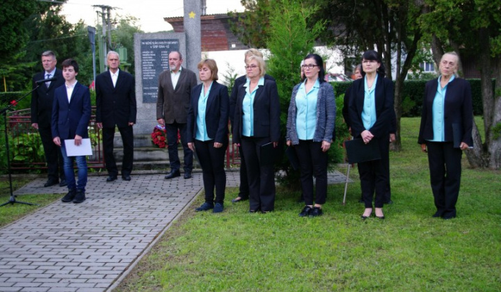 SPOMIENKOVÉ OSLAVY 77. VÝROČIA SNP V NAŠEJ OBCI - 2021