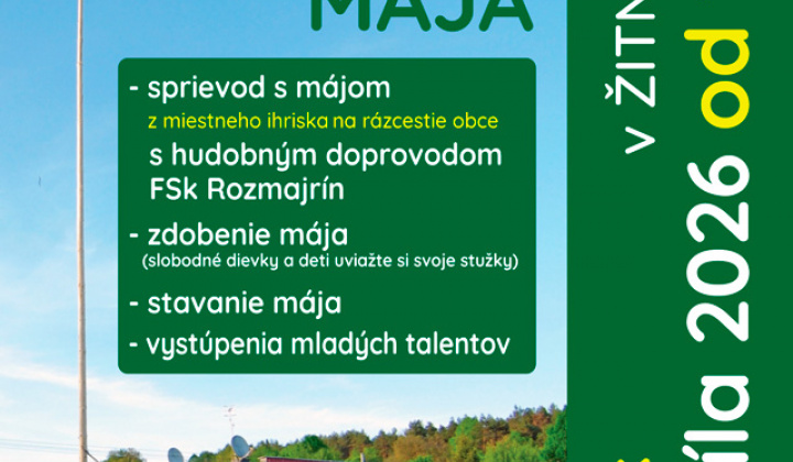 Stavanie mája 2026