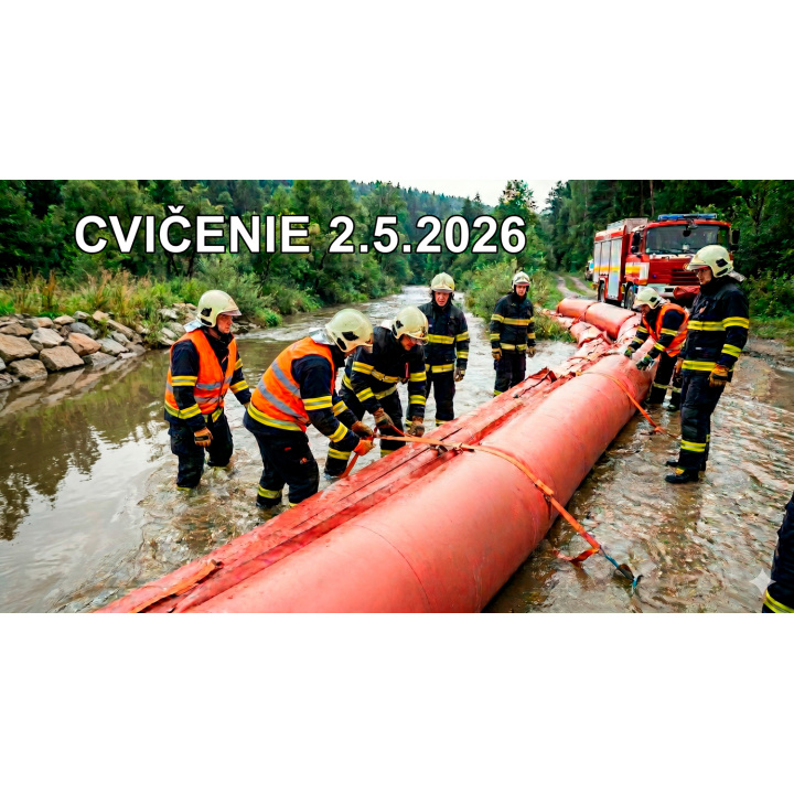 Menšia fotka pre článok HASIČI - PROTIPOVODŇOVÉ CVIČENIE v obci