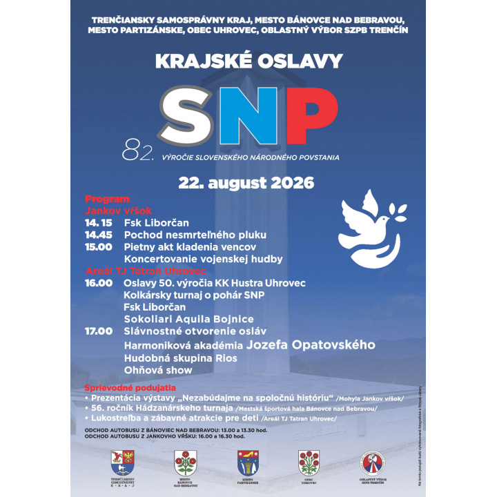 Menšia fotka pre článok Krajské oslavy SNP 22.8.2026