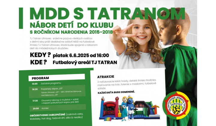 Fotka pre článok MDD s TATRANOM UHROVEC