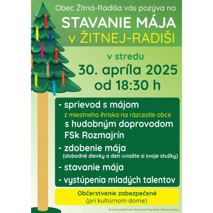 Menšia fotka pre článok Stavanie mája 2025