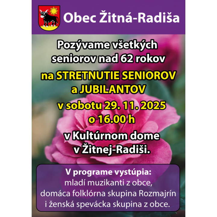 Menšia fotka pre článok STRETNUTIE SENIOROV a JUBILANTOV